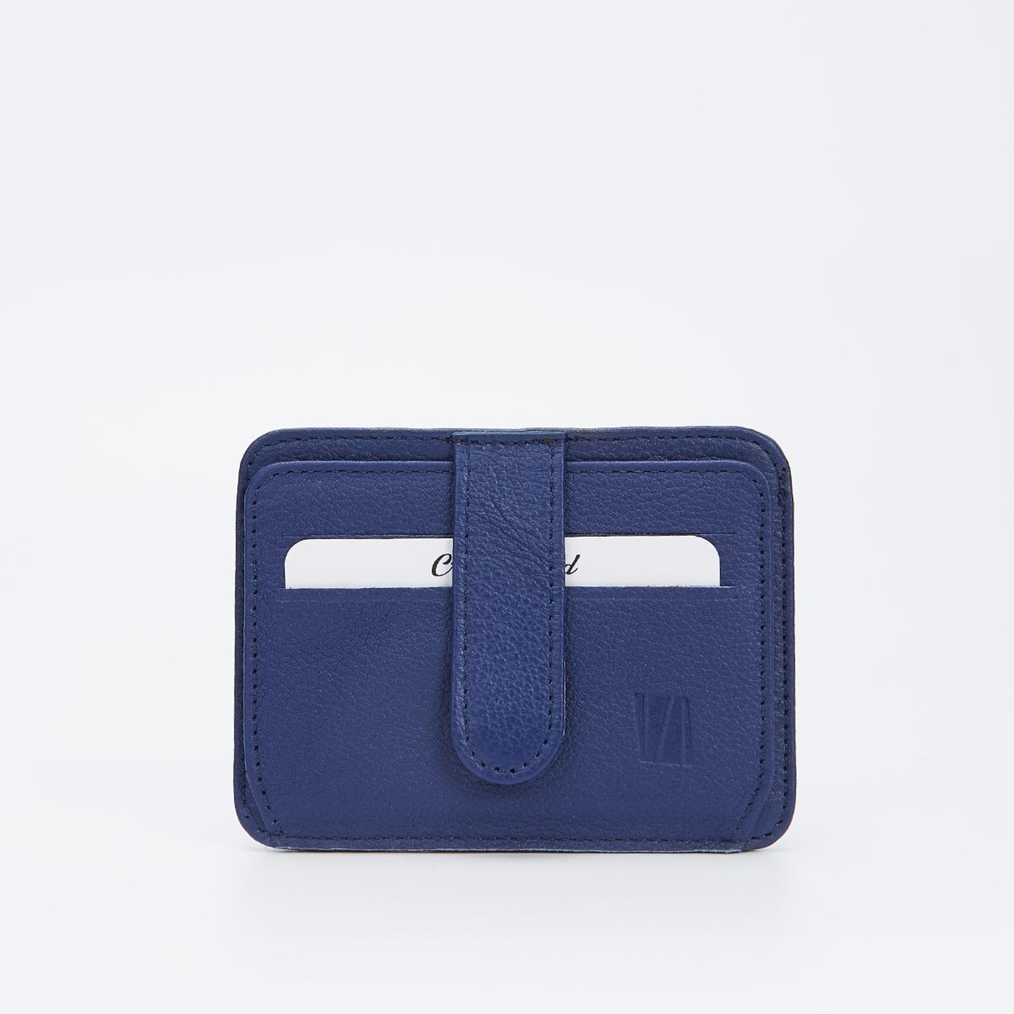 Valmenti Enrico Erkek Saks Mavi Hakiki Deri Cuzdan,Kartlık,Anahtarlık