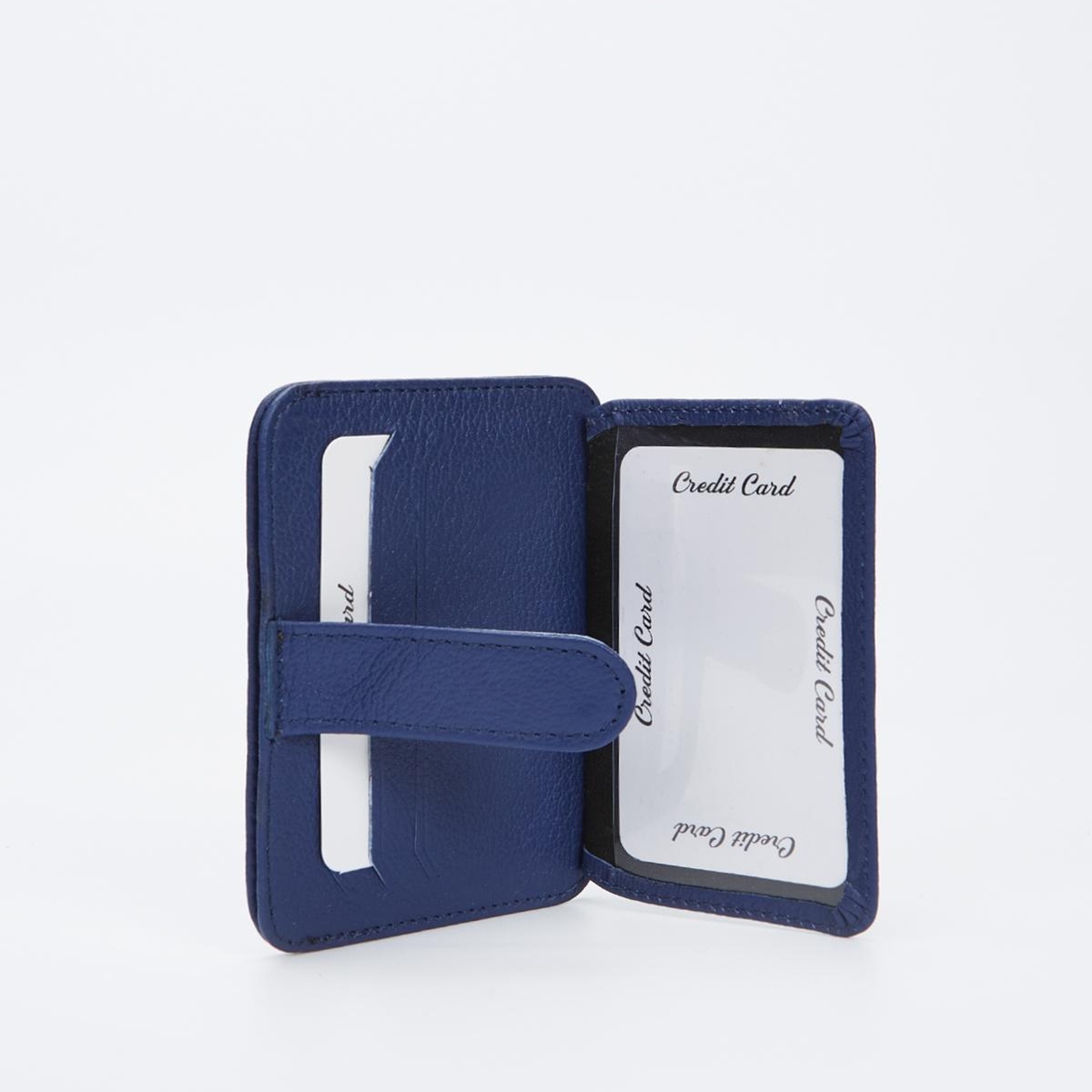 Valmenti Enrico Erkek Saks Mavi Hakiki Deri Cuzdan,Kartlık,Anahtarlık