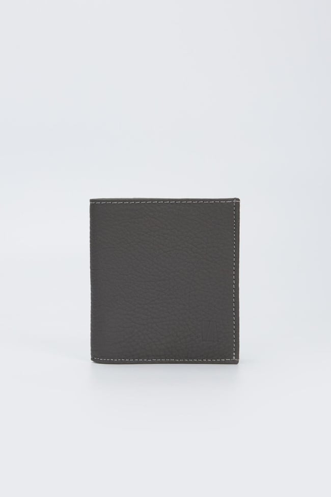  Valmenti Erkek Gri Hakiki Deri Cuzdan,Kartlık,Anahtarlık