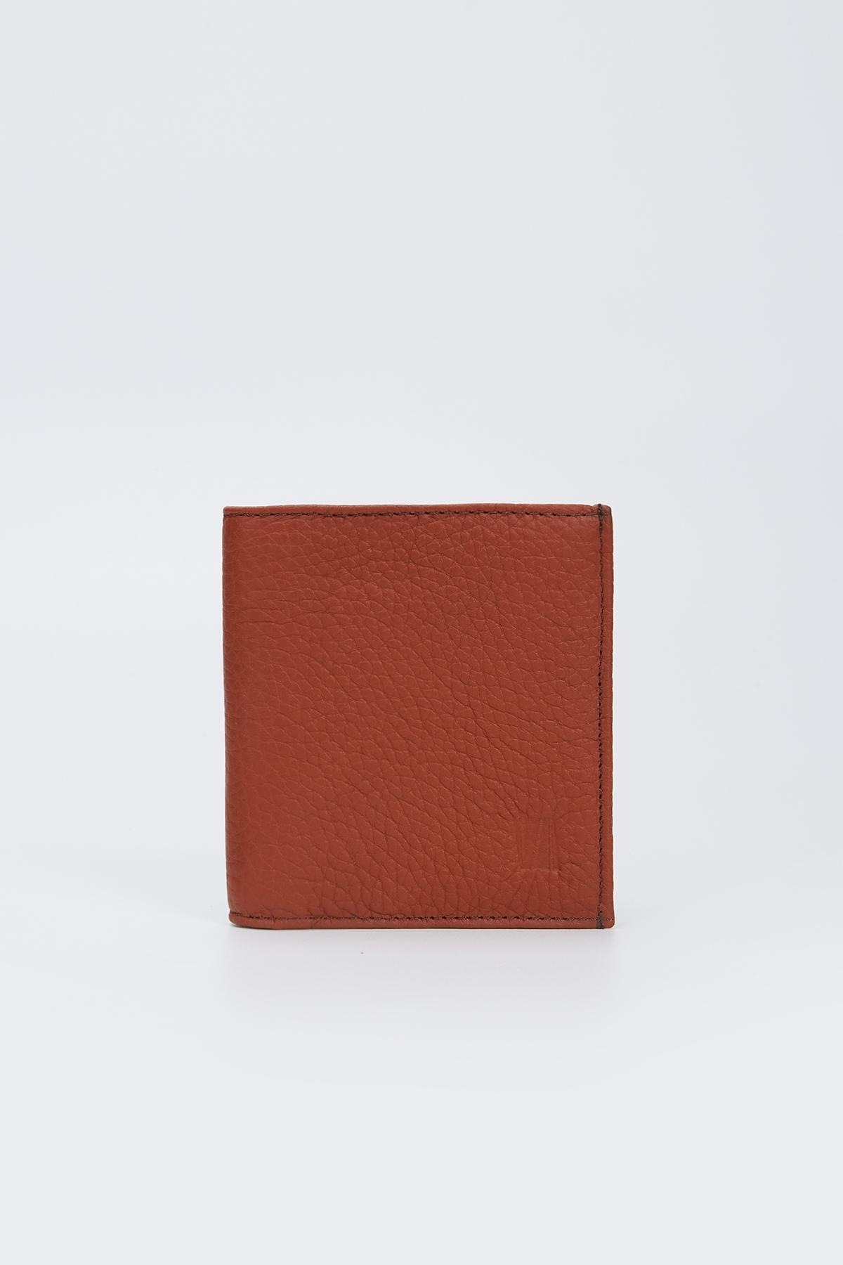  Valmenti Erkek Kremit Hakiki Deri Cuzdan,Kartlık,Anahtarlık