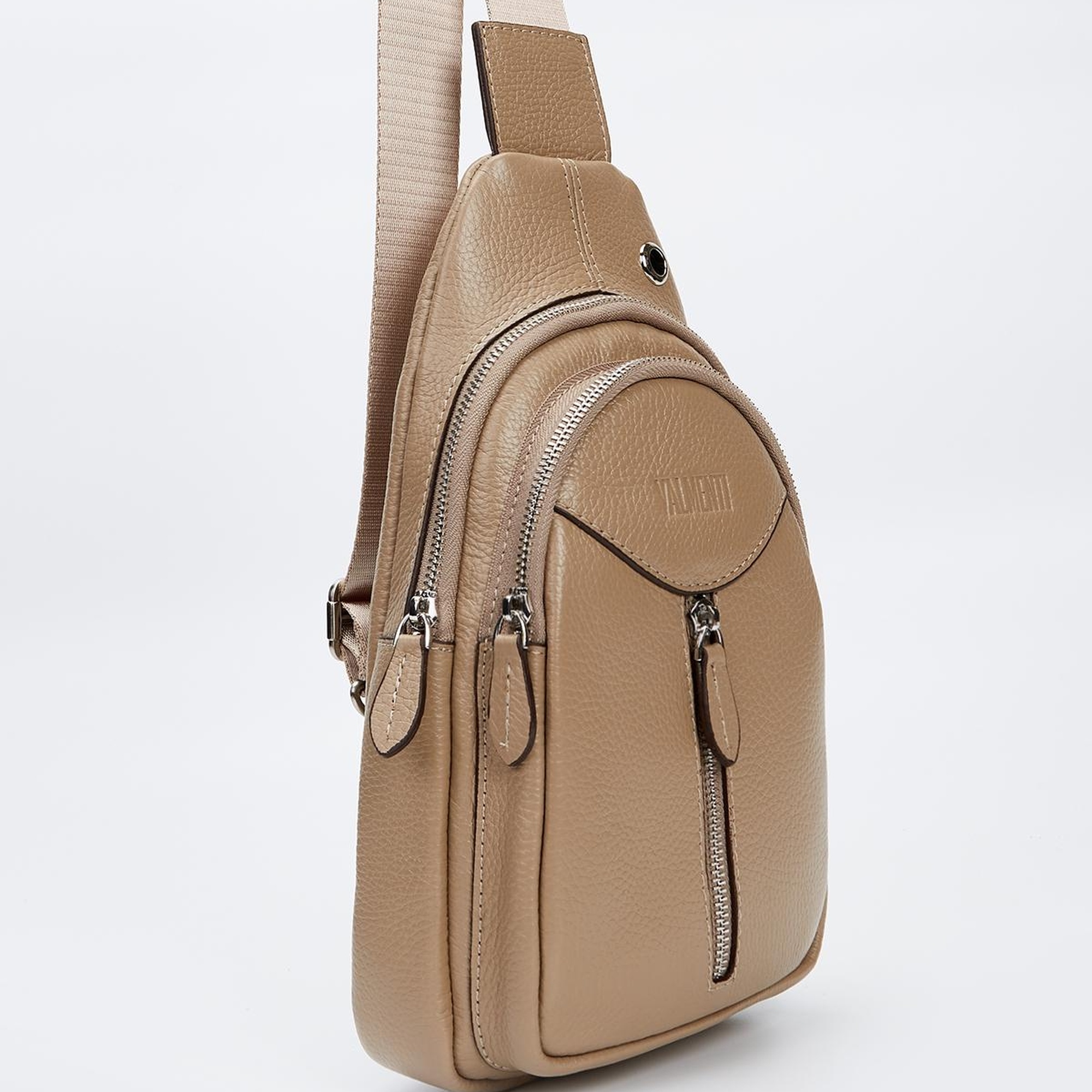 Valmenti Unisex Vizon Hakiki Deri GÜNLÜK Çanta