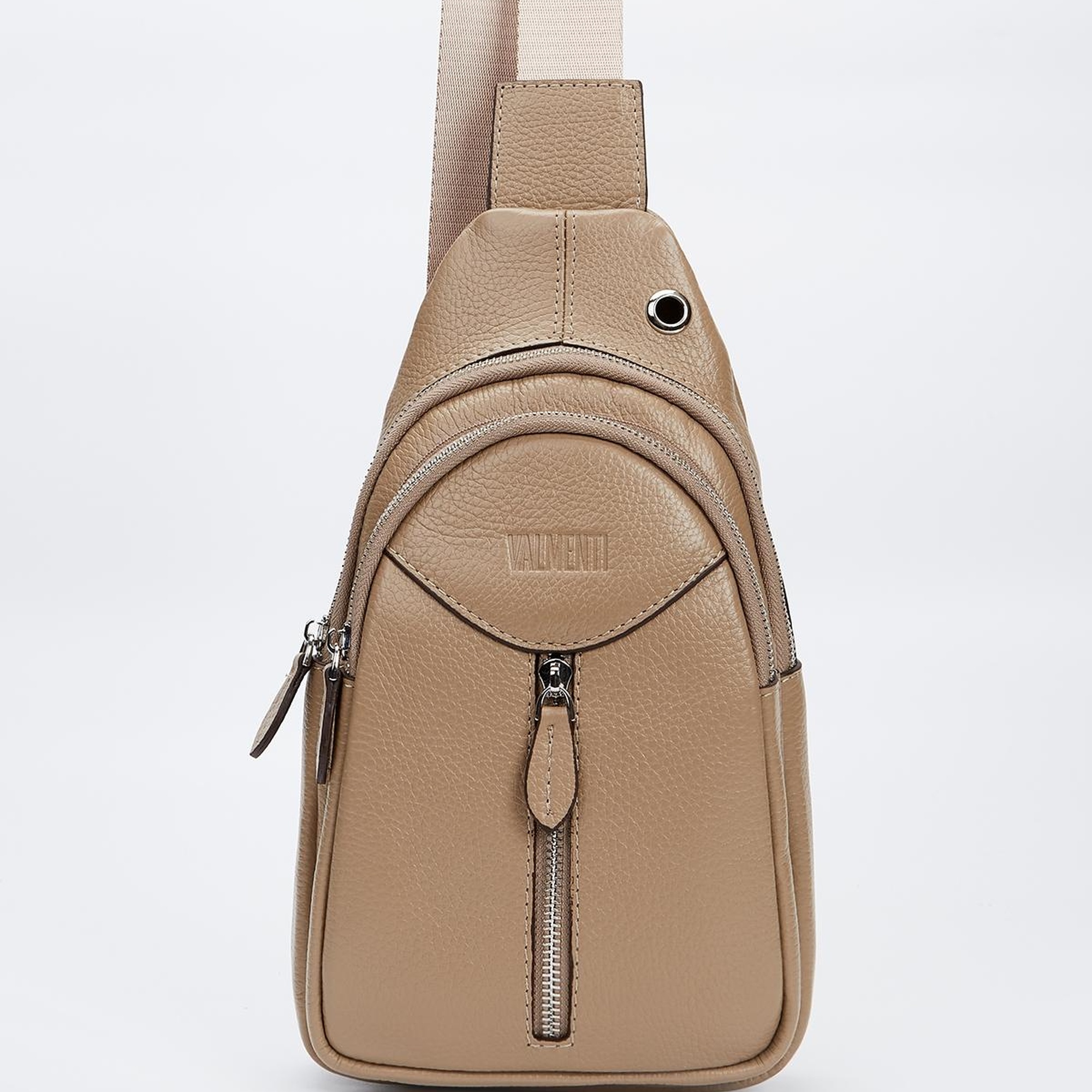 Valmenti Unisex Vizon Hakiki Deri GÜNLÜK Çanta