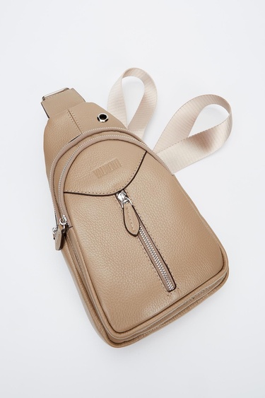  Valmenti Unisex Vizon Hakiki Deri GÜNLÜK Çanta