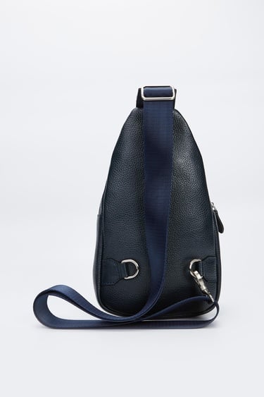  Valmenti Unisex Lacivert Hakiki Deri GÜNLÜK Çanta