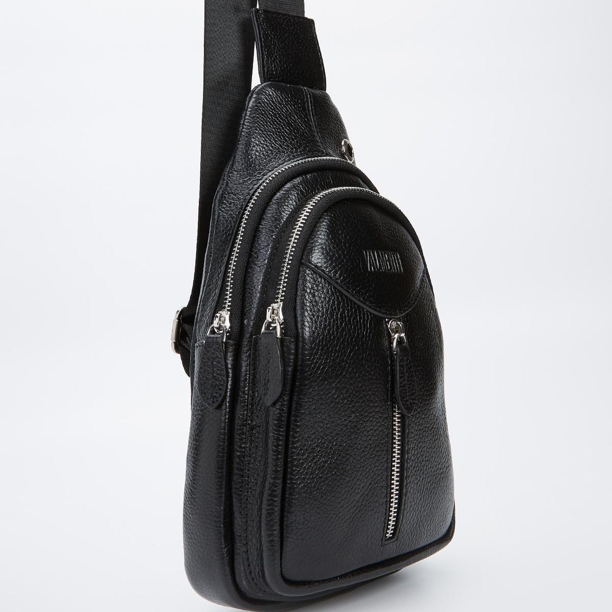 Valmenti Unisex Siyah Hakiki Deri GÜNLÜK Çanta