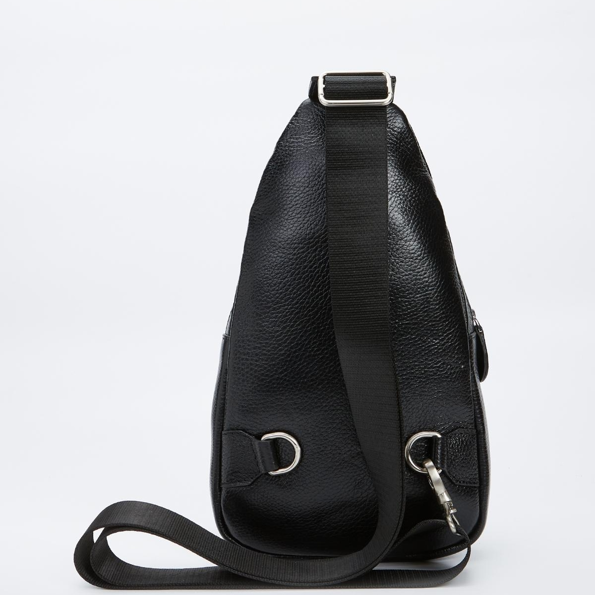 Valmenti Unisex Siyah Hakiki Deri GÜNLÜK Çanta