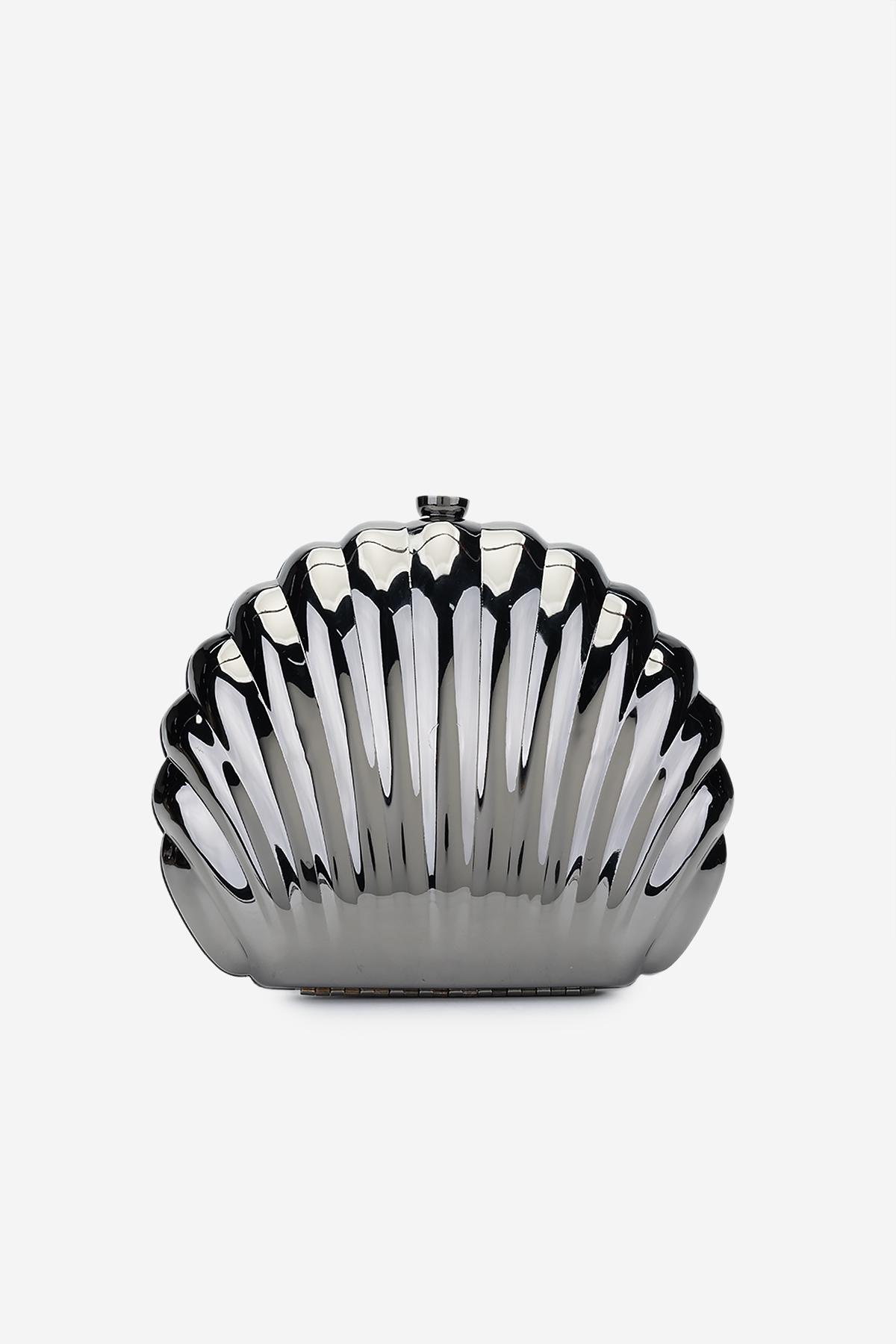  Valmenti Kadın Vegan Antrasit Abiye Çanta