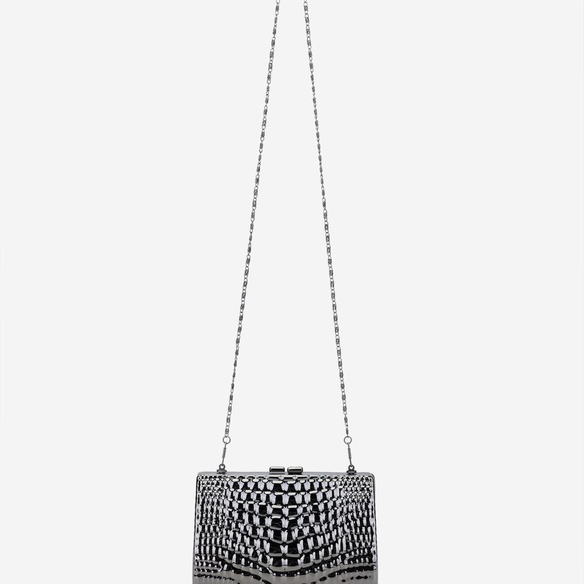 Valmenti Kadın Vegan Gri Abiye Çanta