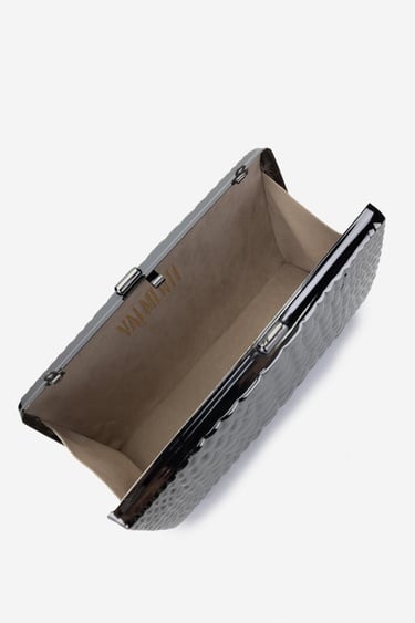  Valmenti Kadın Vegan Gri Abiye Çanta