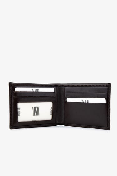  Valmenti Erkek Hakiki Deri Kahverengi Cüzdan Cuzdan