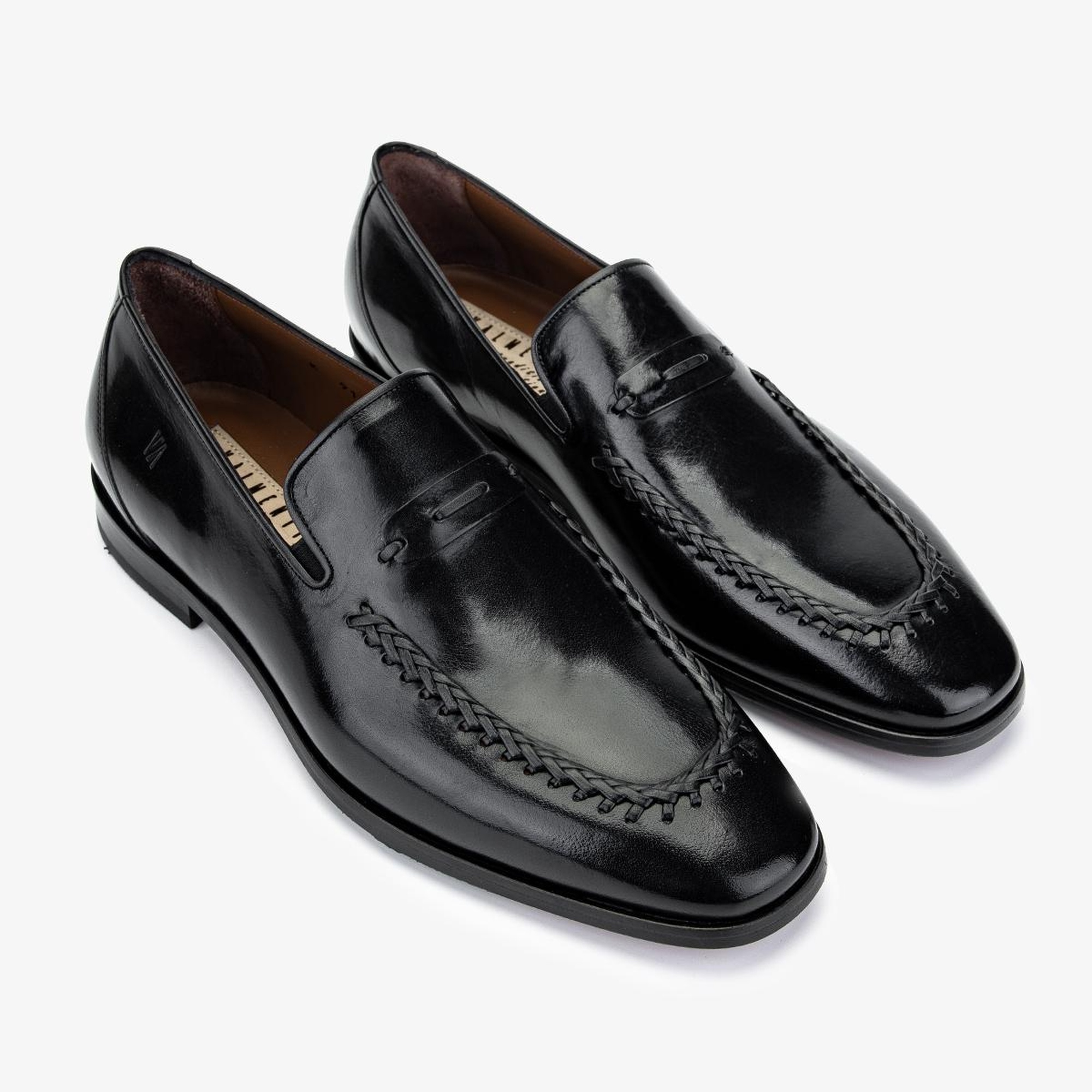 Valmenti Erkek Hakiki Deri Siyah Klasik Ayakkabı