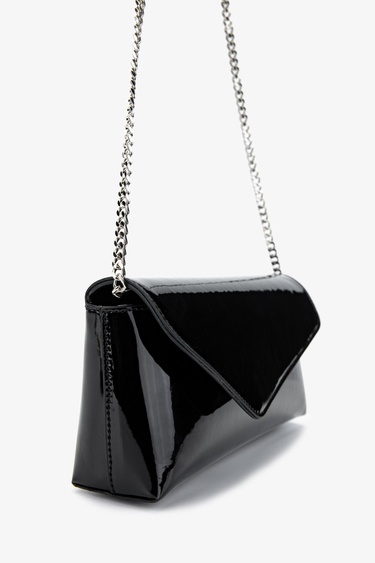  Valmenti Kadın Vegan Siyah Rugan Abiye Çanta