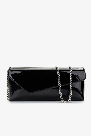  Valmenti Kadın Vegan Siyah Rugan Abiye Çanta