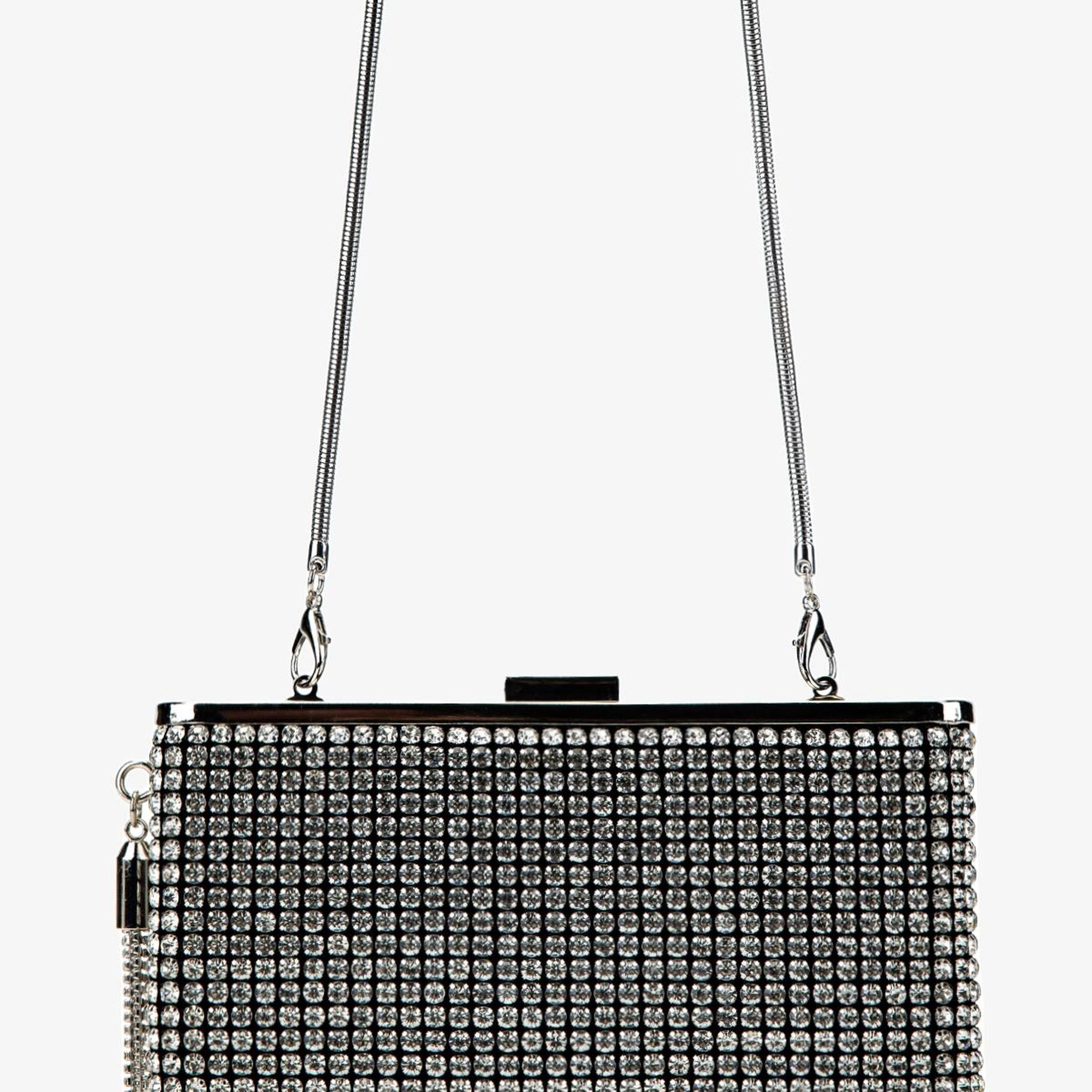 Valmenti Kadın Vegan Gri Omuz Çanta