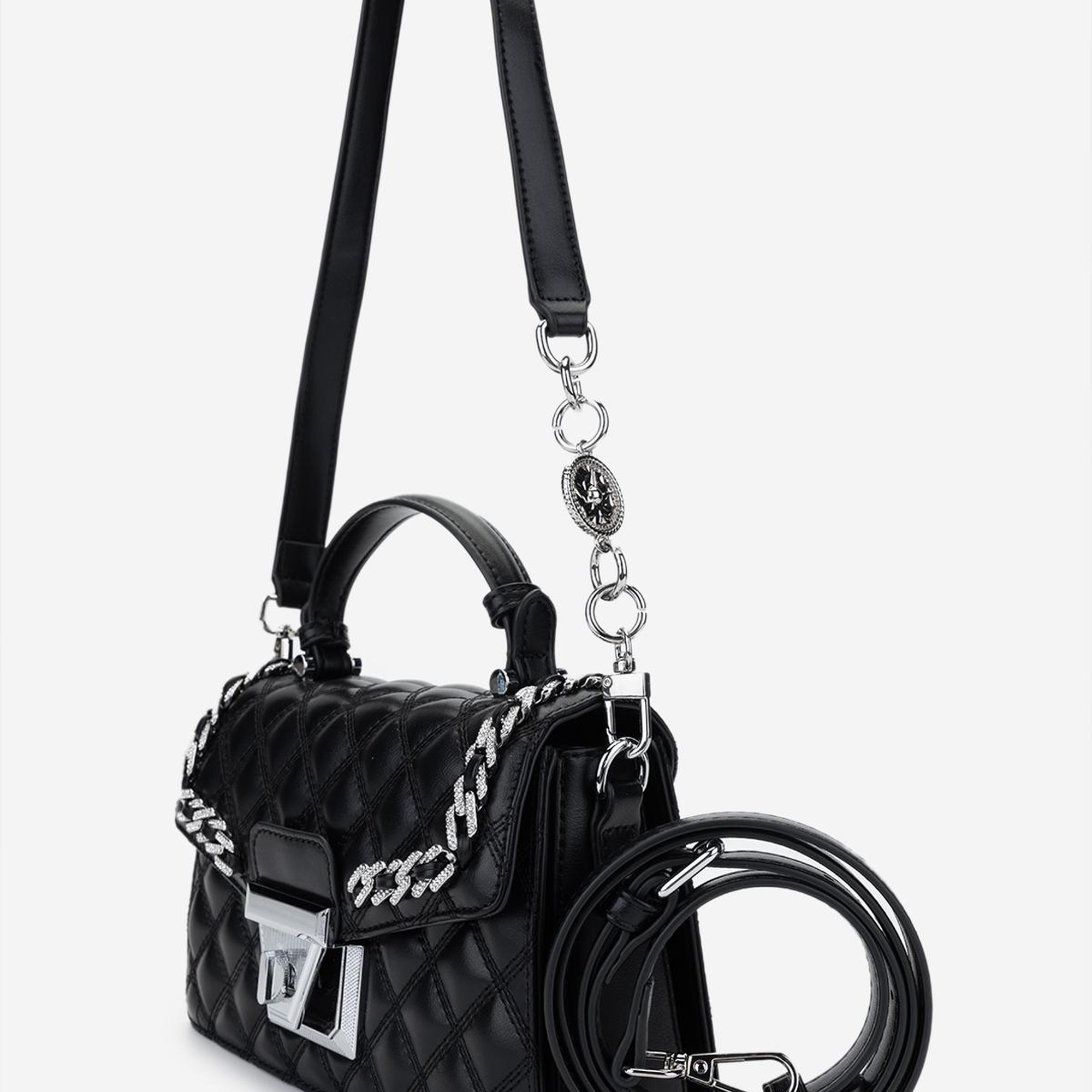 Valmenti Kadın Vegan Siyah Omuz Çanta