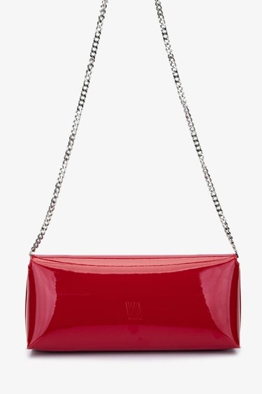  Valmenti Kadın Vegan Kırmızı Rugan Abiye Çanta