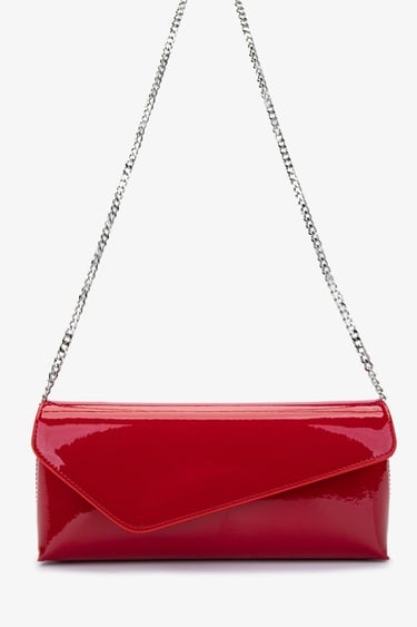  Valmenti Kadın Vegan Kırmızı Rugan Abiye Çanta