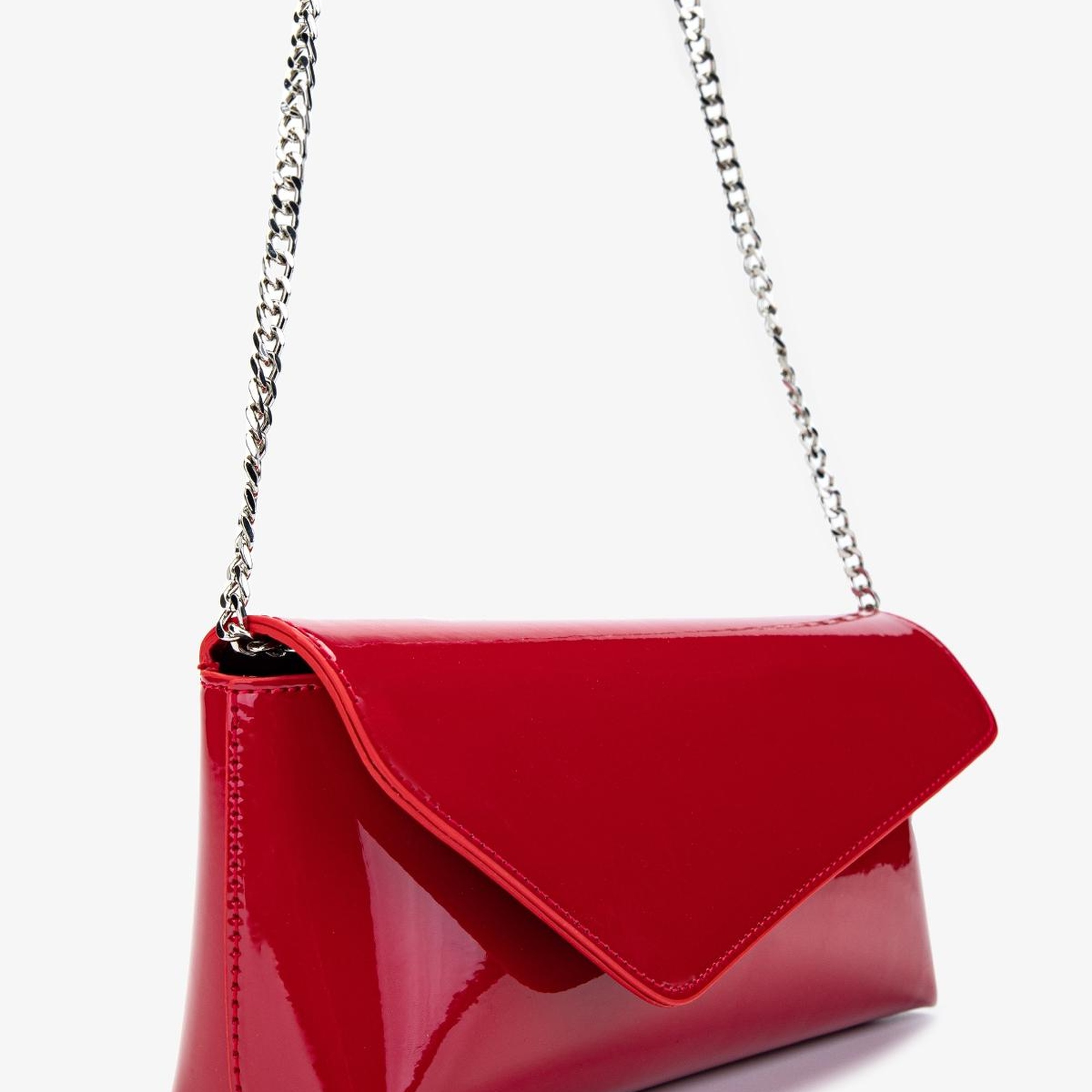 Valmenti Kadın Vegan Kırmızı Rugan Abiye Çanta