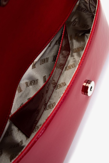  Valmenti Kadın Vegan Kırmızı Rugan Abiye Çanta