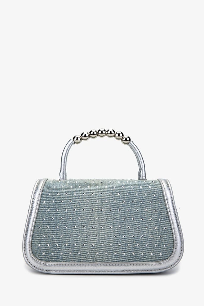  Valmenti Kadın Vegan Mavi Omuz Çanta