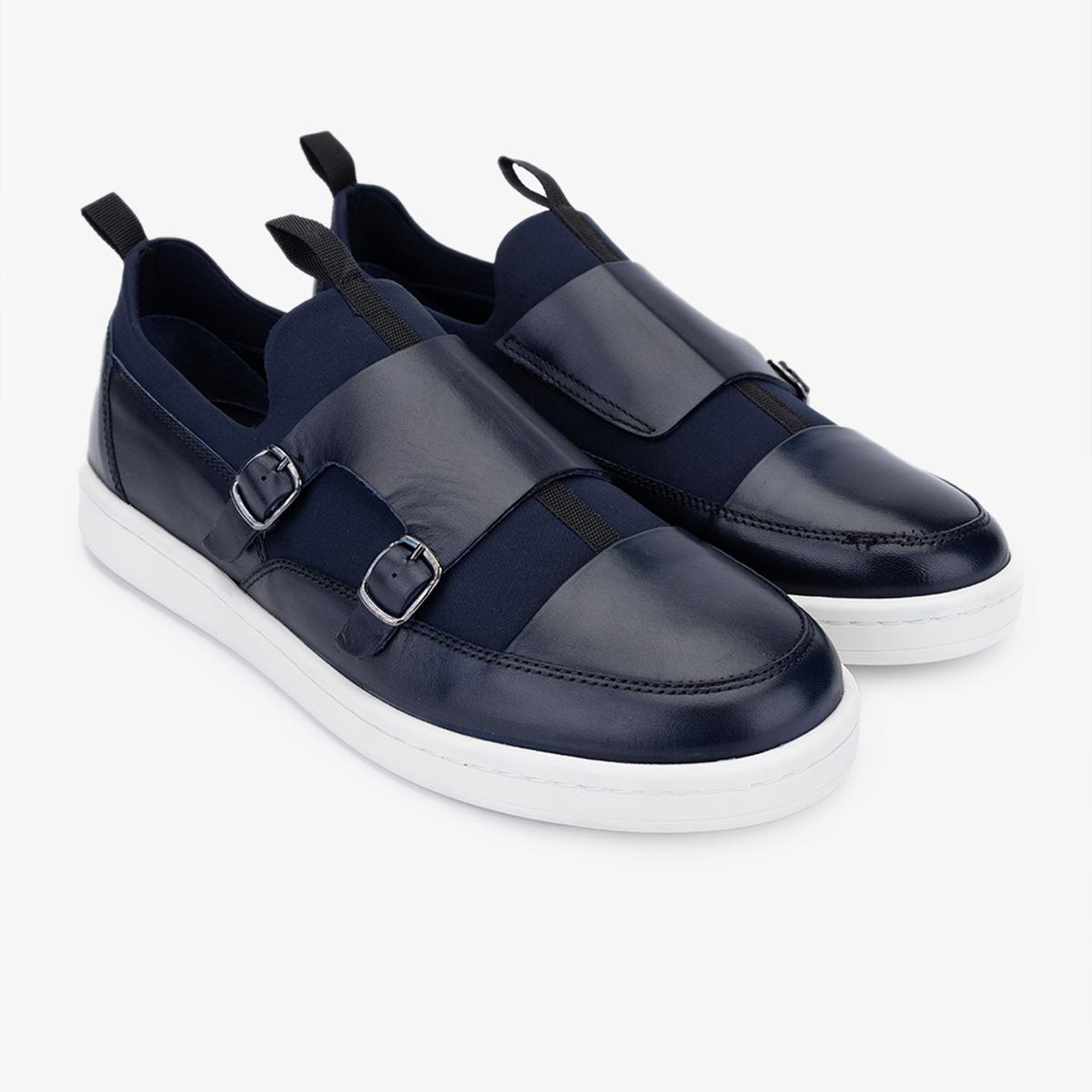 Valmenti Kermin Erkek Lacivert Hakiki Deri Casual Ayakkabı