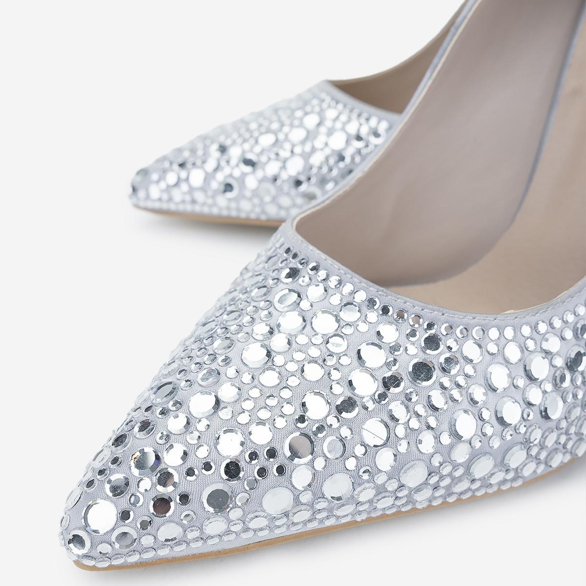 Valmenti Kadın Vegan Gri Topuklu Ayakkabı