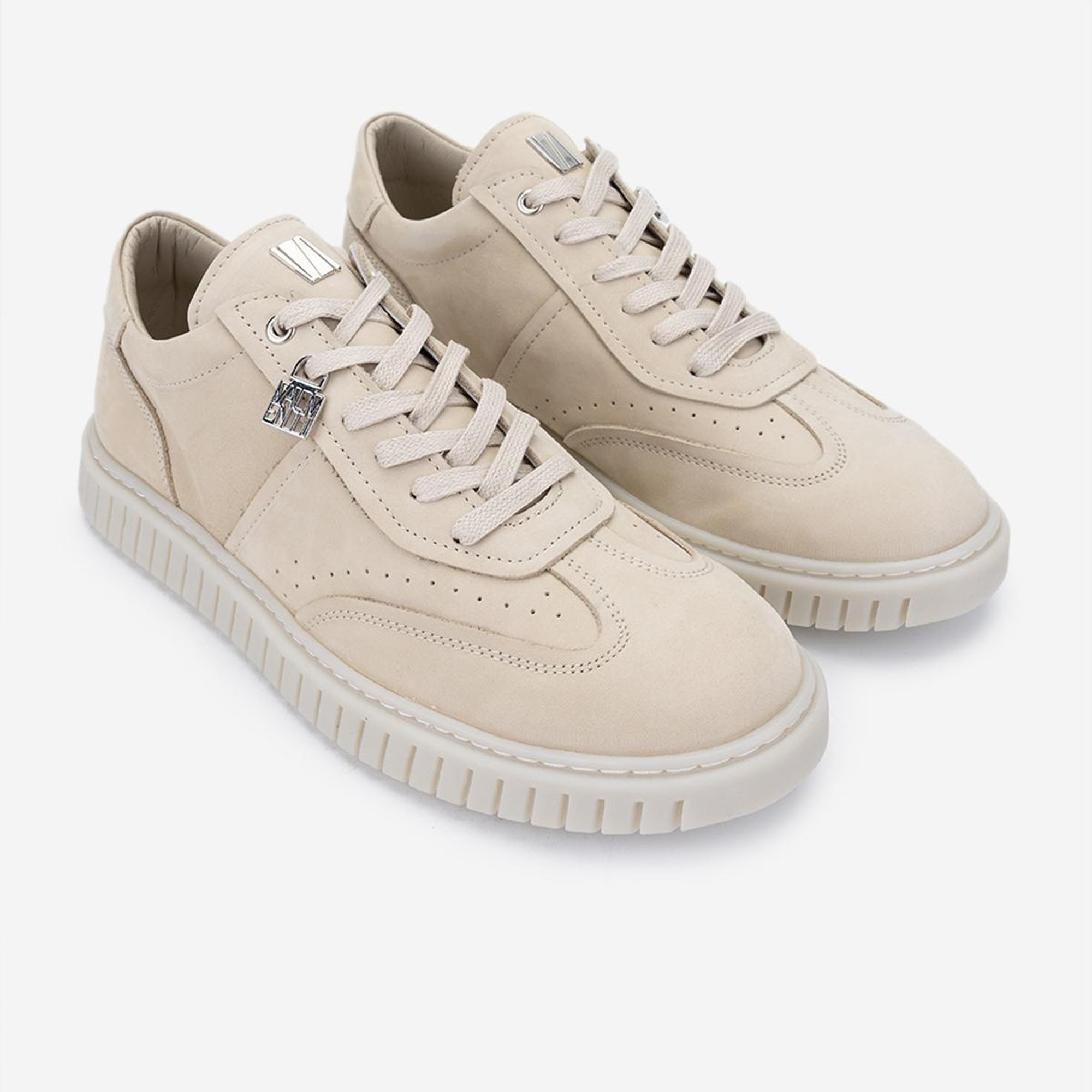 Valmenti Erkek Hakiki Deri Bej Sneakers & Spor Ayakkabı