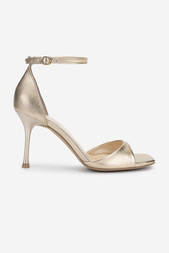  Valmenti Kadın Dore Topuklu Ayakkabı