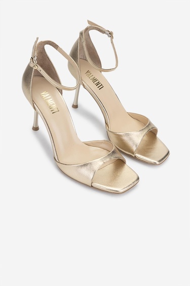 Valmenti Kadın Dore Topuklu Ayakkabı