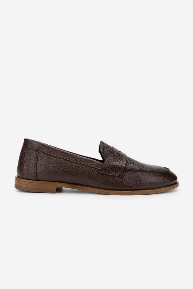  Valmenti Kadın Hakiki Deri Loafer Ayakkabı