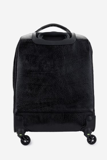  Valmenti Unisex Hakiki Deri Siyah Deri Valiz