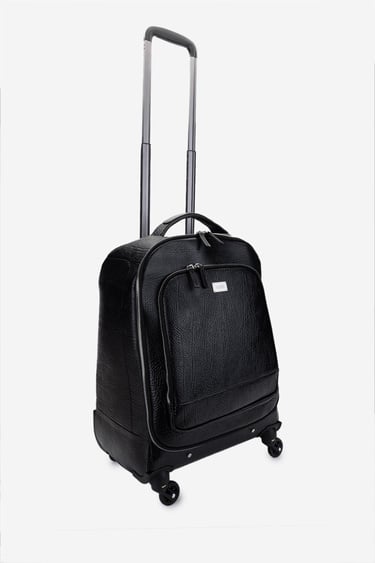  Valmenti Unisex Hakiki Deri Siyah Deri Valiz