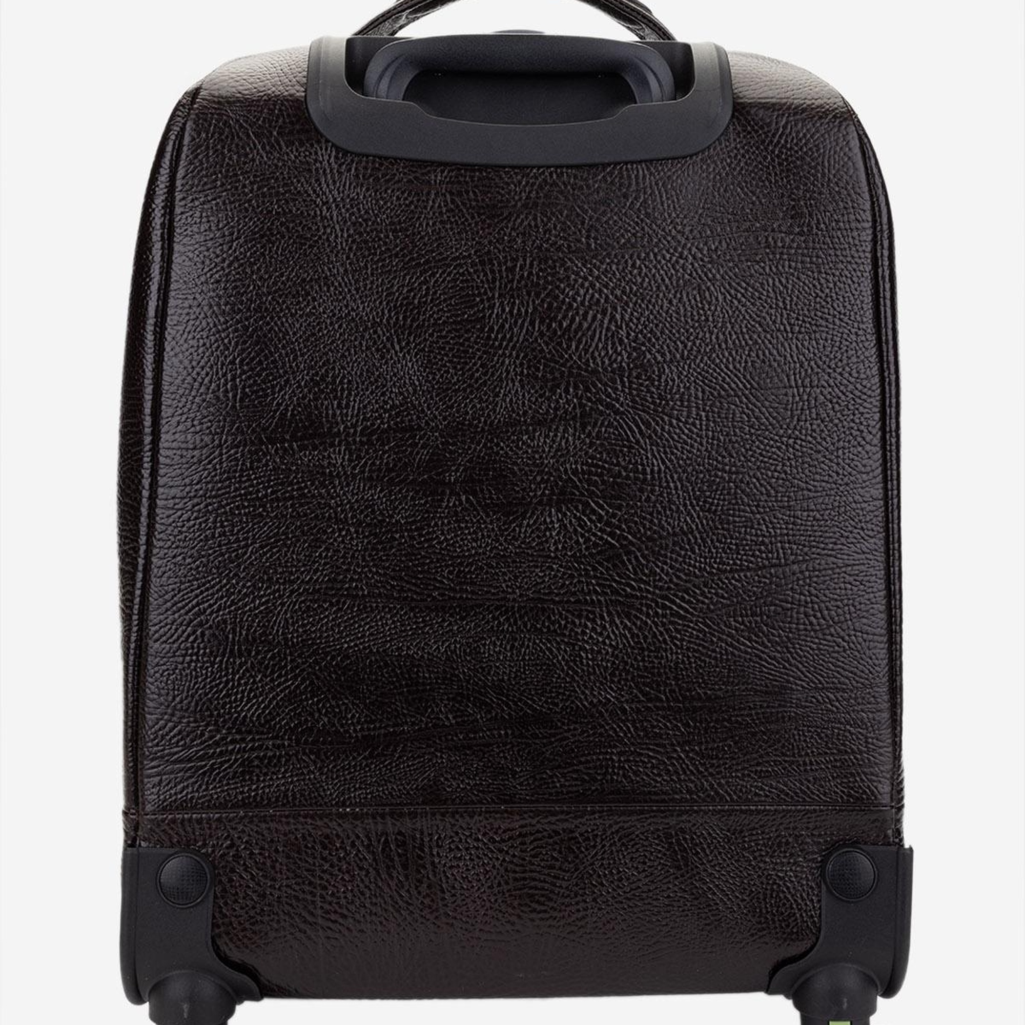 Valmenti Unisex Hakiki Deri Kahverengi Valiz