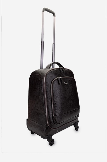  Valmenti Unisex Hakiki Deri Kahverengi Valiz