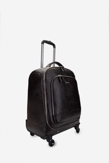  Valmenti Unisex Hakiki Deri Kahverengi Valiz