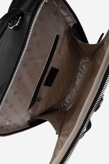  Valmenti Erkek Hakiki Deri Siyah Eskitme Sırt & Evrak Çantası