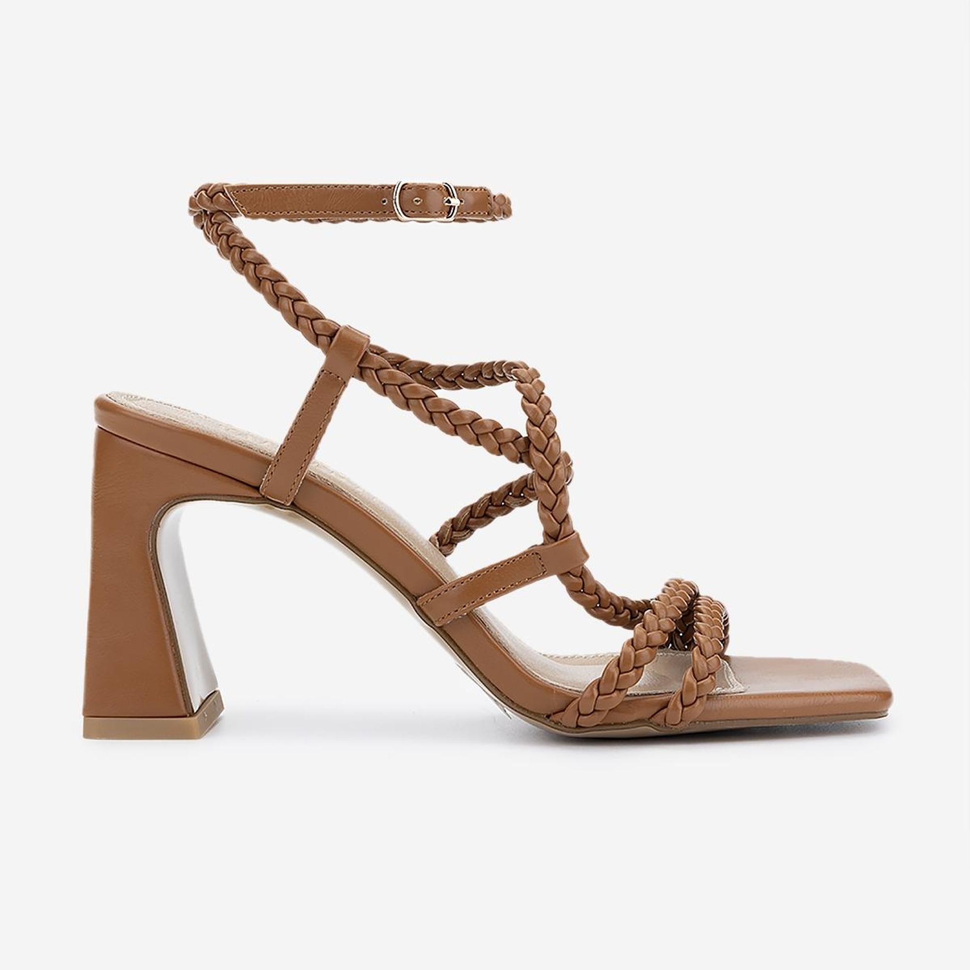 Valmenti Kadın Vegan Taba Topuklu Ayakkabı