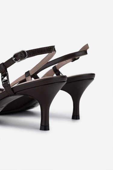  Valmenti Kadın Kahverengi Topuklu Ayakkabı