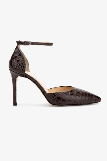  Valmenti Kadın Kahverengi Topuklu Ayakkabı