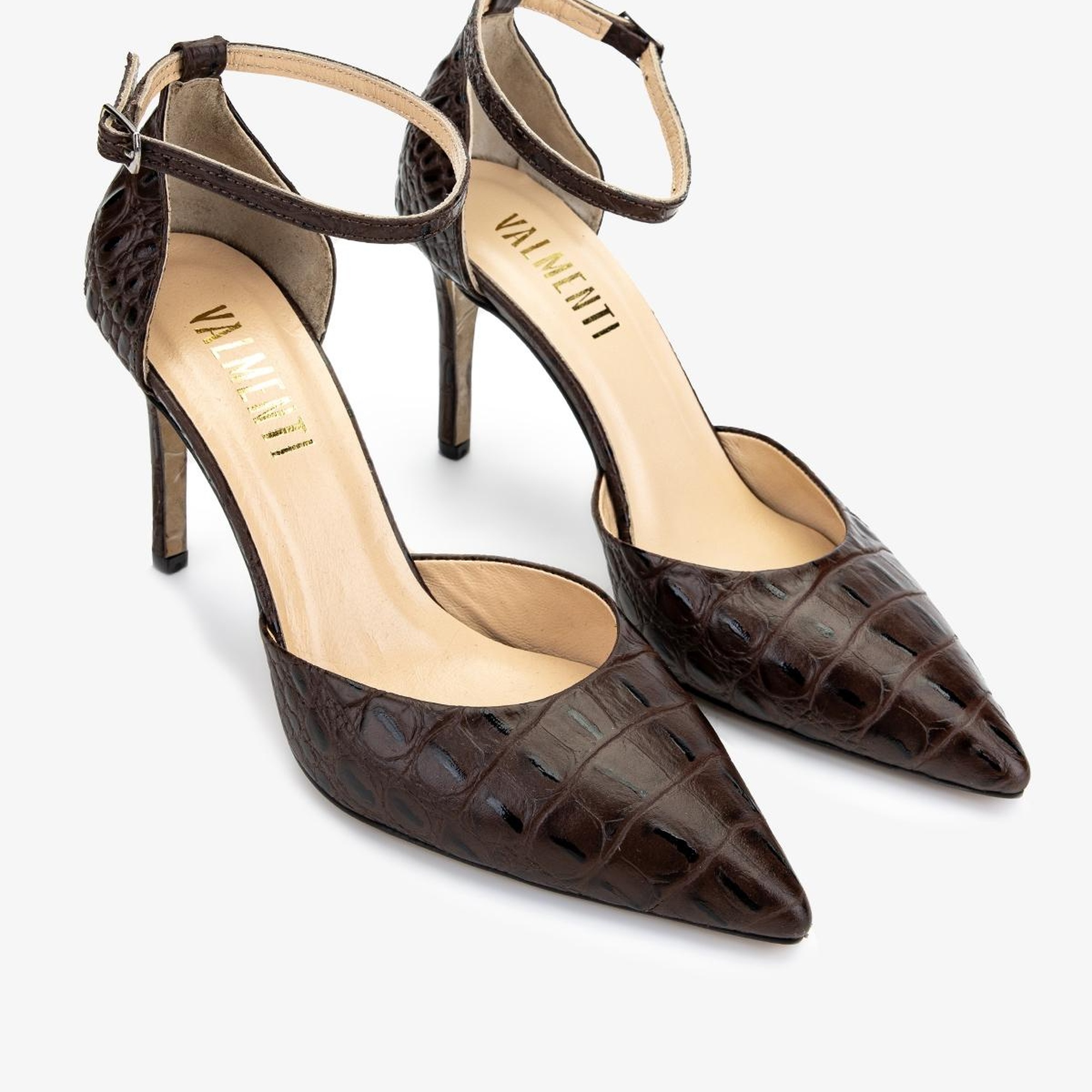Valmenti Kadın Kahverengi Topuklu Ayakkabı
