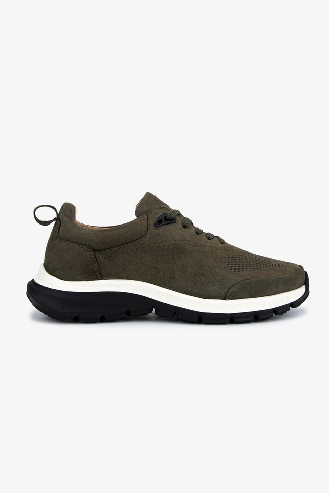  Valmenti Erkek Hakiki Deri Yeşil Sneakers & Spor Ayakkabı