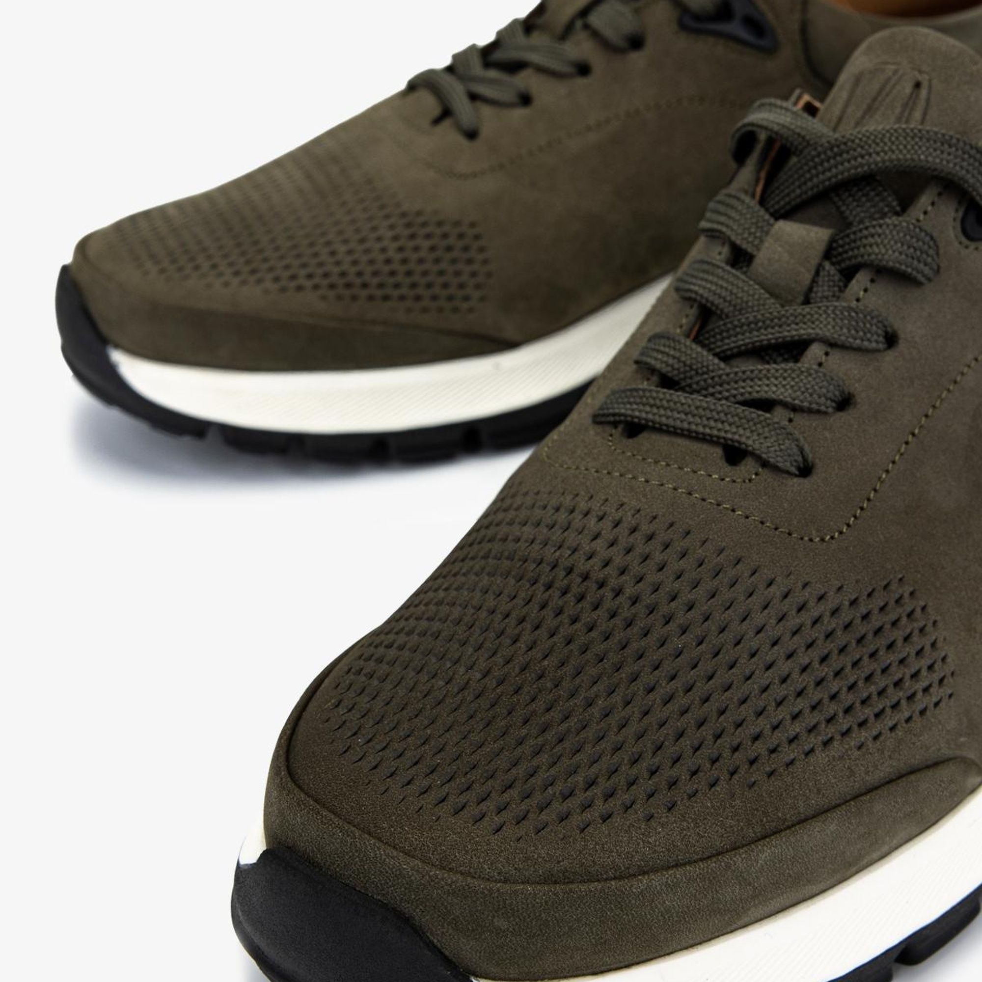 Valmenti Erkek Hakiki Deri Yeşil Sneakers & Spor Ayakkabı