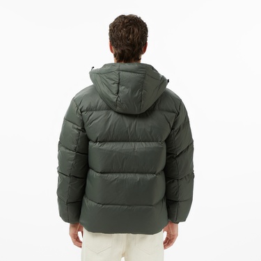  Tommy Jeans Essential Down Erkek Yeşil Mont