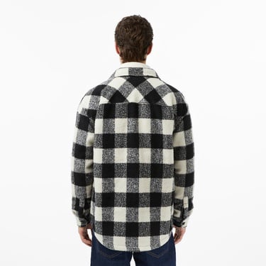  Tommy Jeans Check Overshirt Erkek Siyah Gömlek