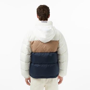  Tommy Jeans Alaska Erkek Puffer Beyaz Mont