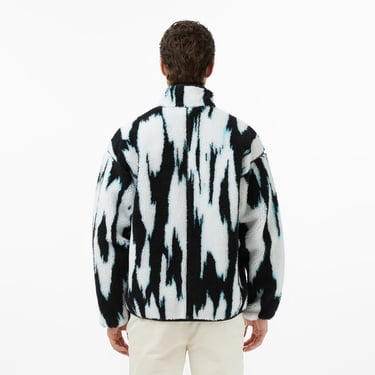  Calvin Klein Jacquard 3 Sherpa Erkek Renkli Sweatshirt