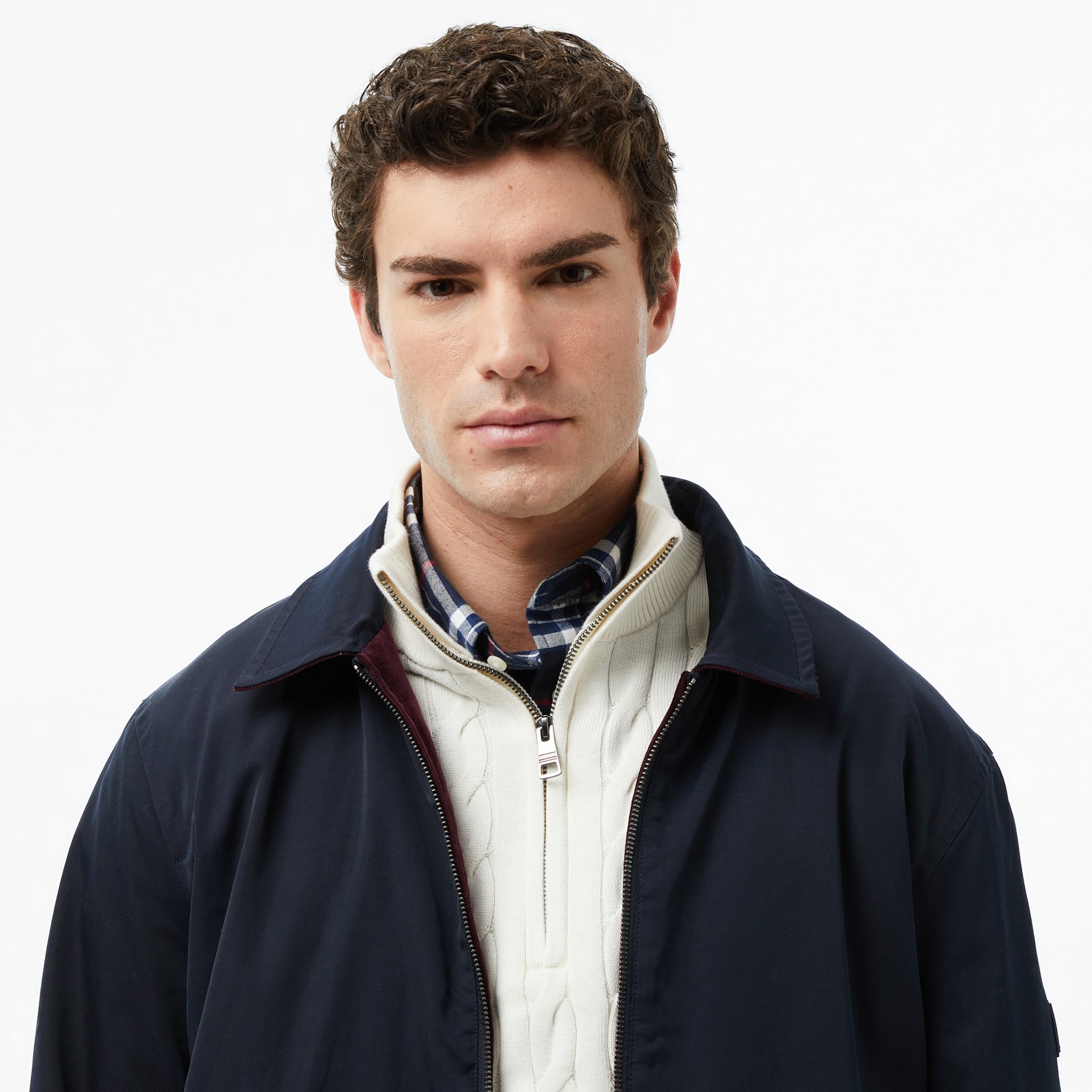 Tommy Hilfiger Reversible Ivy Erkek Bordo Ceket