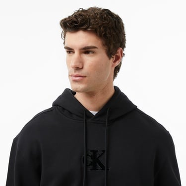  Calvin Klein Fleece Gift Giving Erkek Siyah Sweatshirt
