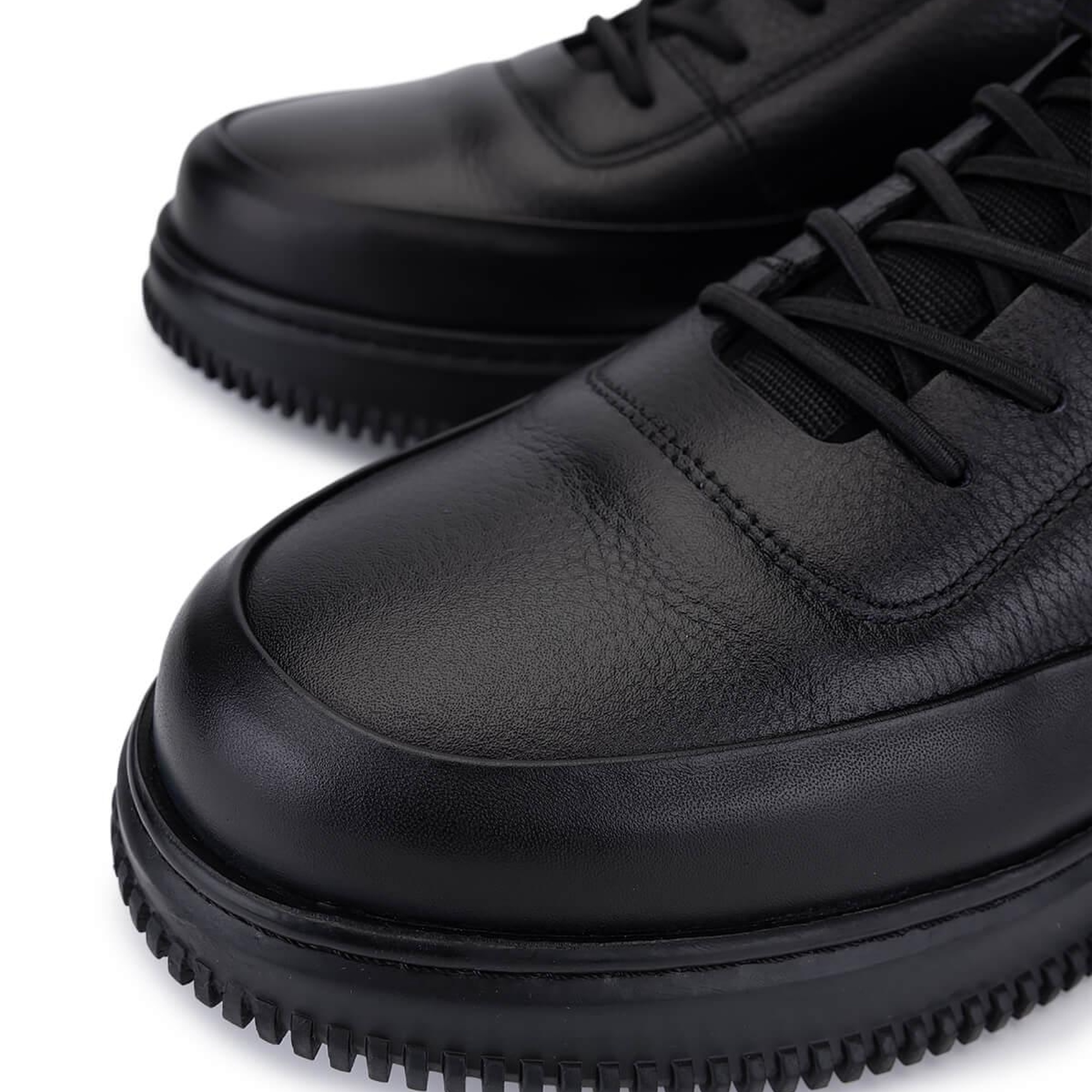 Tamer Tanca Erkek Hakiki Deri Siyah Casual Ayakkabı