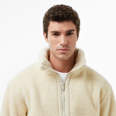  Reebok Bloks Teddy Erkek Bej Ceket